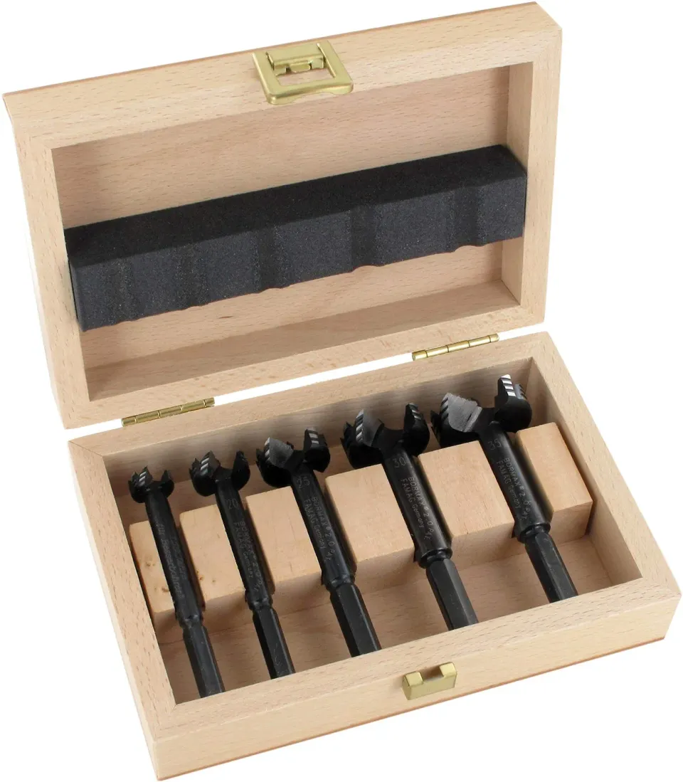 Famag Bormax punte Forstner set 15-35 mm 5 pz legno