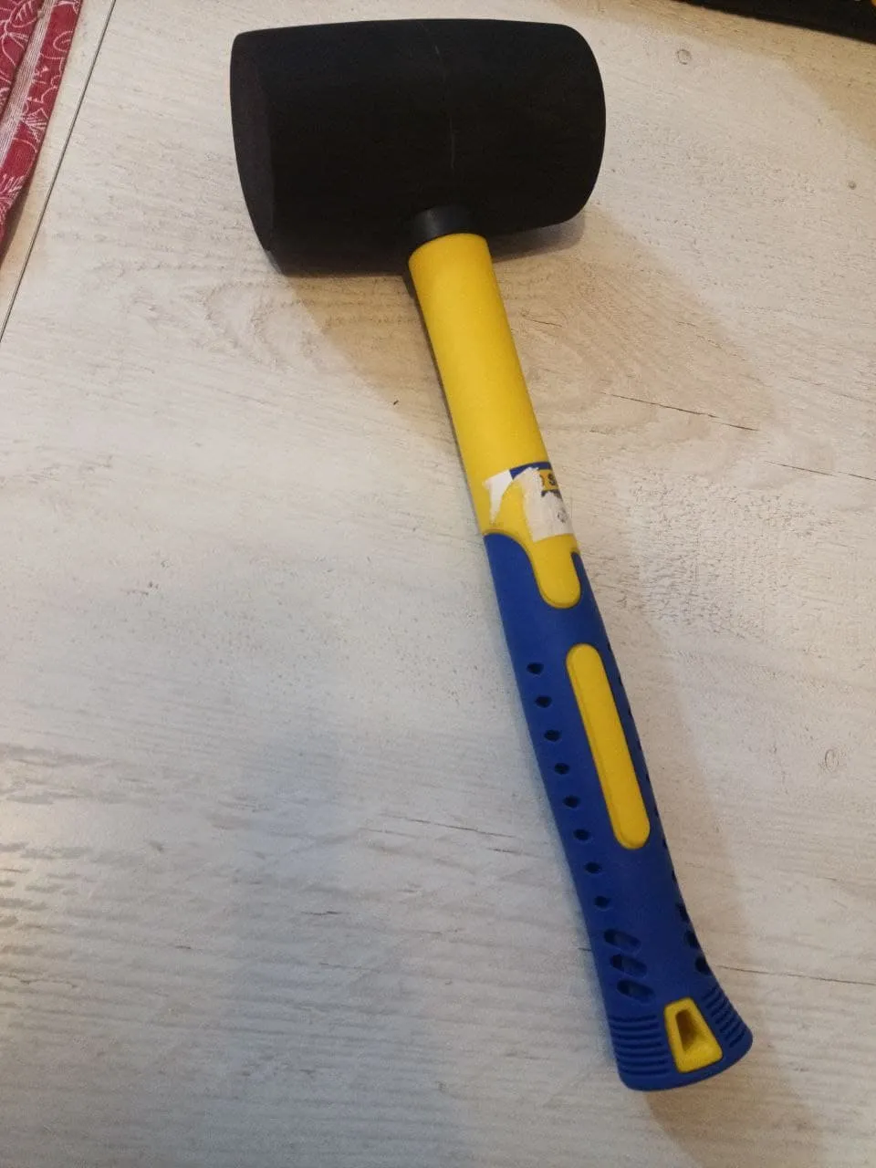 S&R Martello Gomma Nera 680 g 65 mm Piastrelle