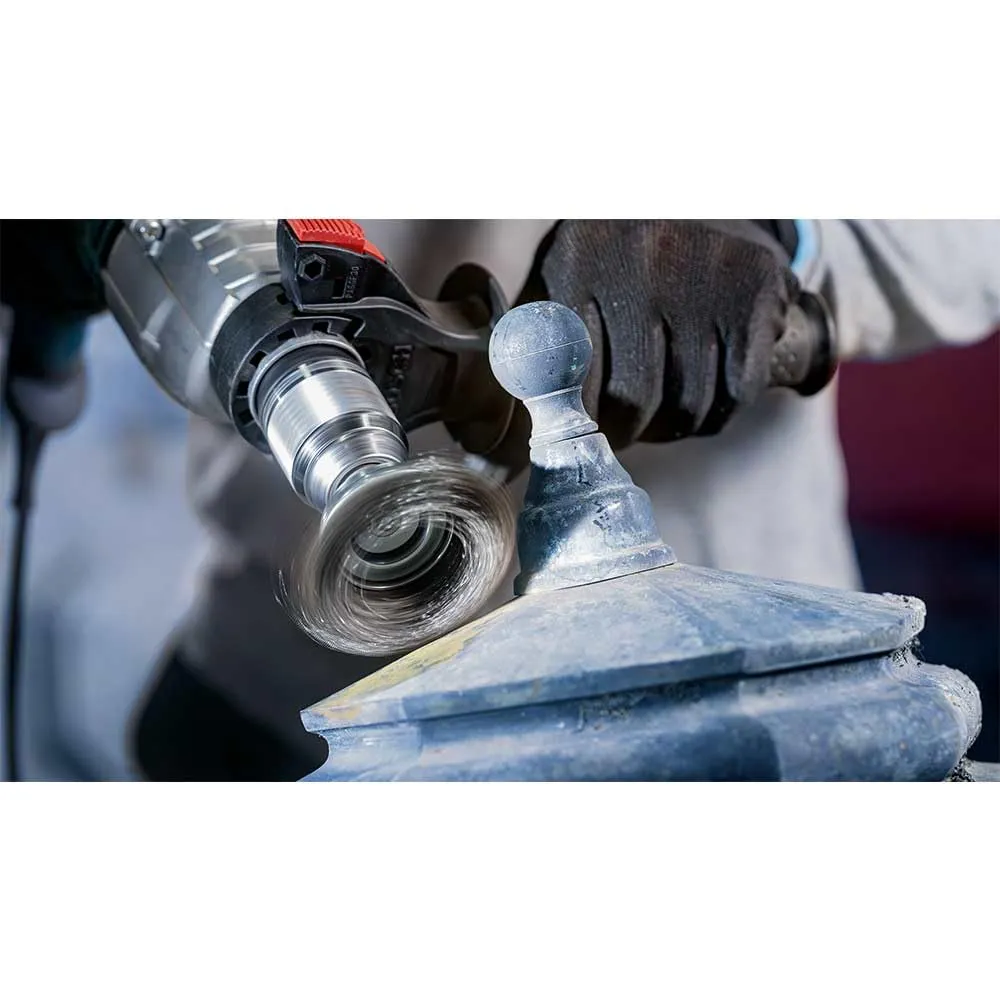 Bosch Expert spazzola a tazza 50 mm filo ondulato inox
