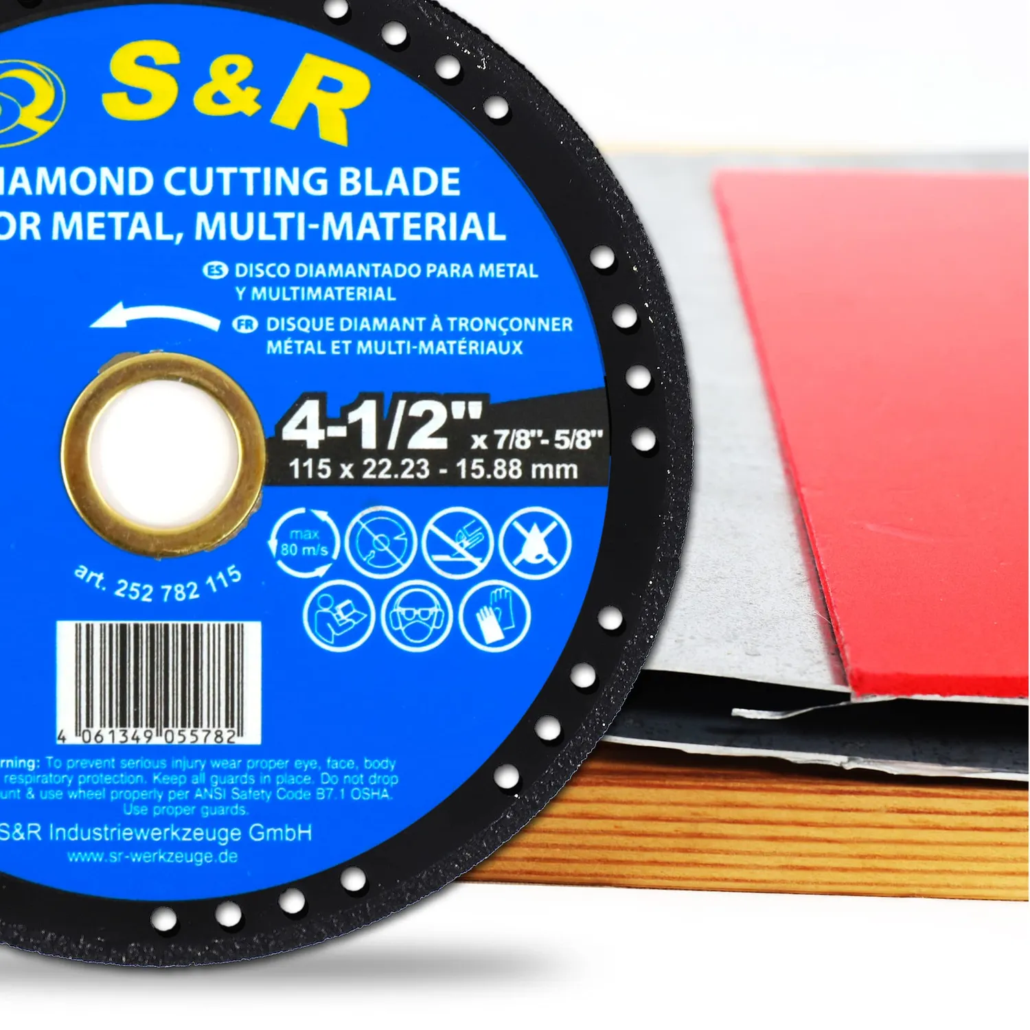 S&R Multi-Cut disco diamantato 115 mm multimateriale