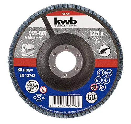 KWB Easy-Cut Longlife 624720 disco da taglio 125 mm metallo