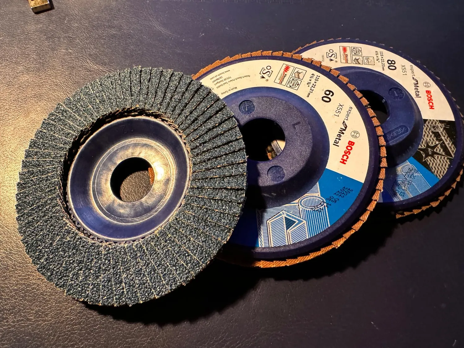 Bosch Expert X551 dischi lamellari dritti 115 mm 3 pz per metallo