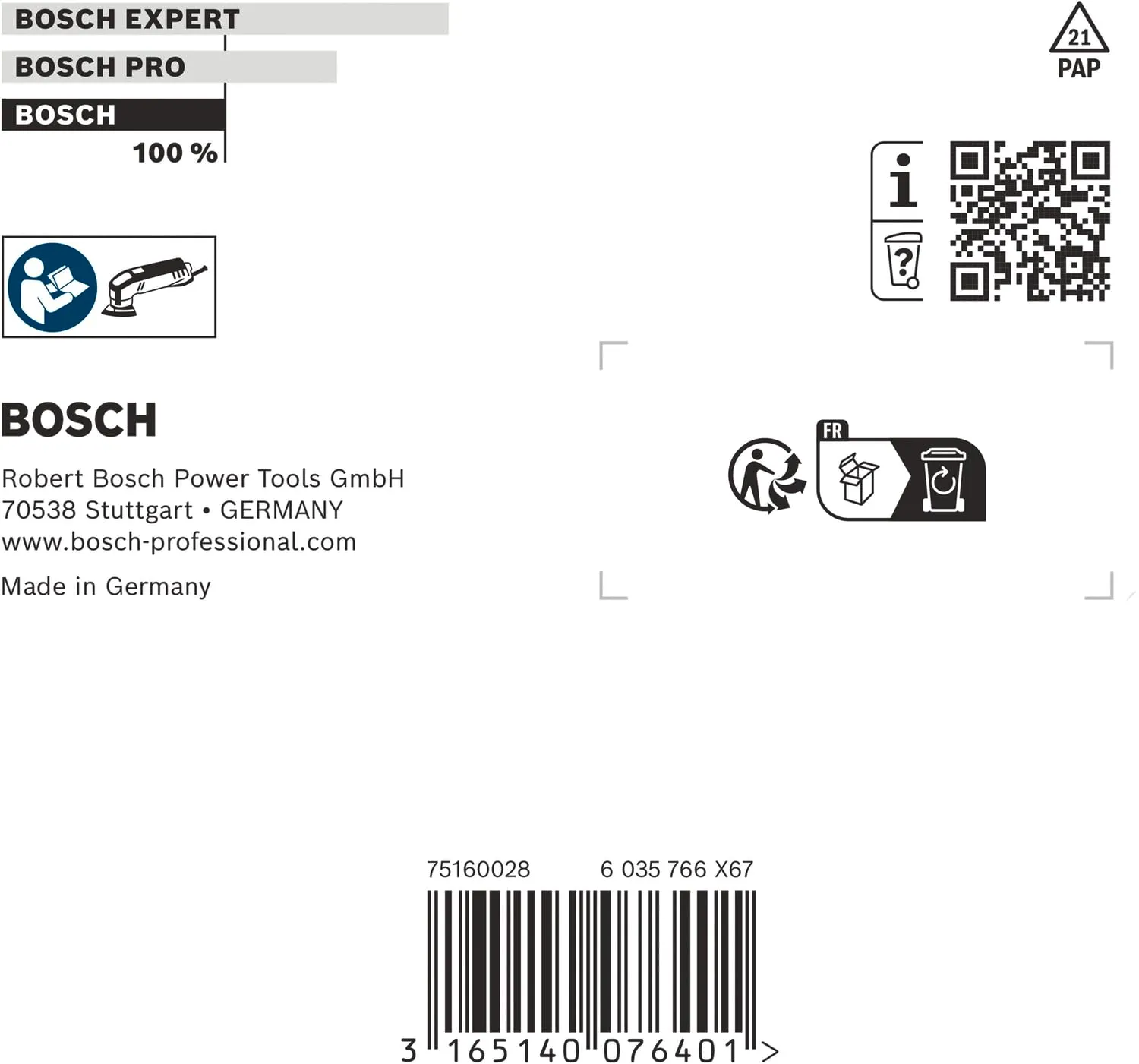 Bosch 2608000149 piastra levigatura delta velcro termoresistente