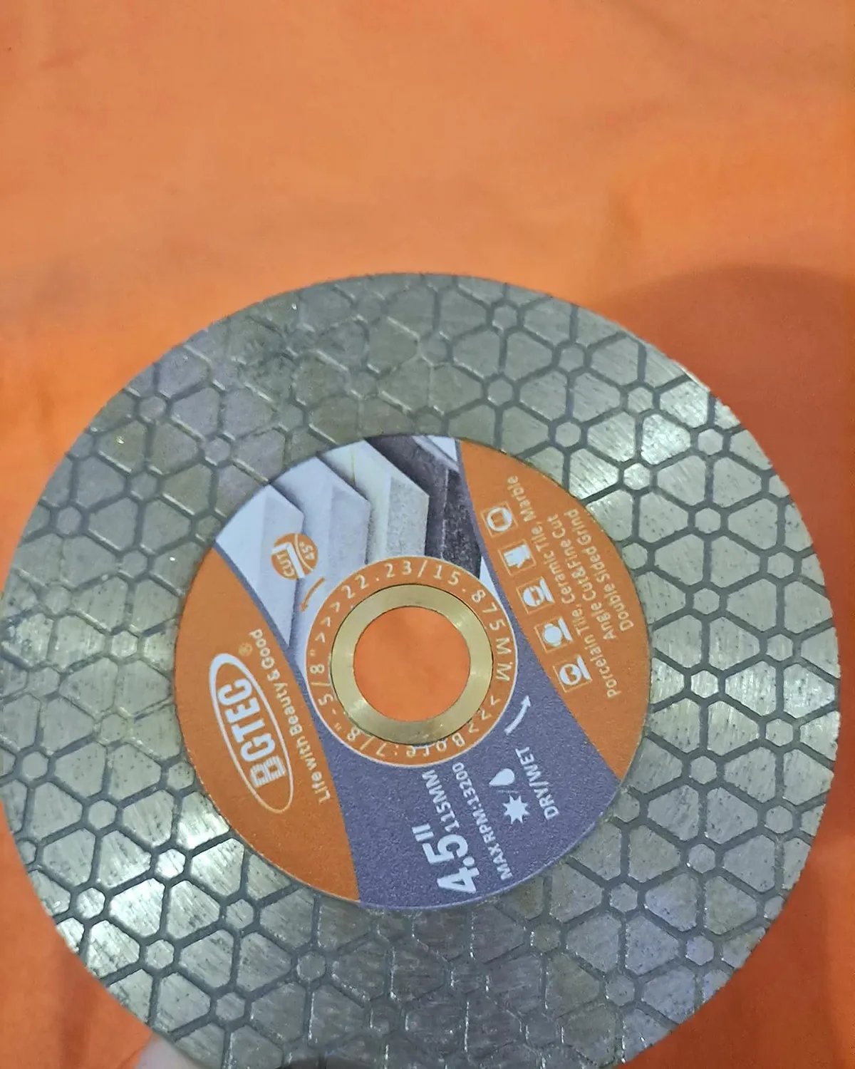 BGTEC disco diamantato 115 mm triangolare per gres ceramica