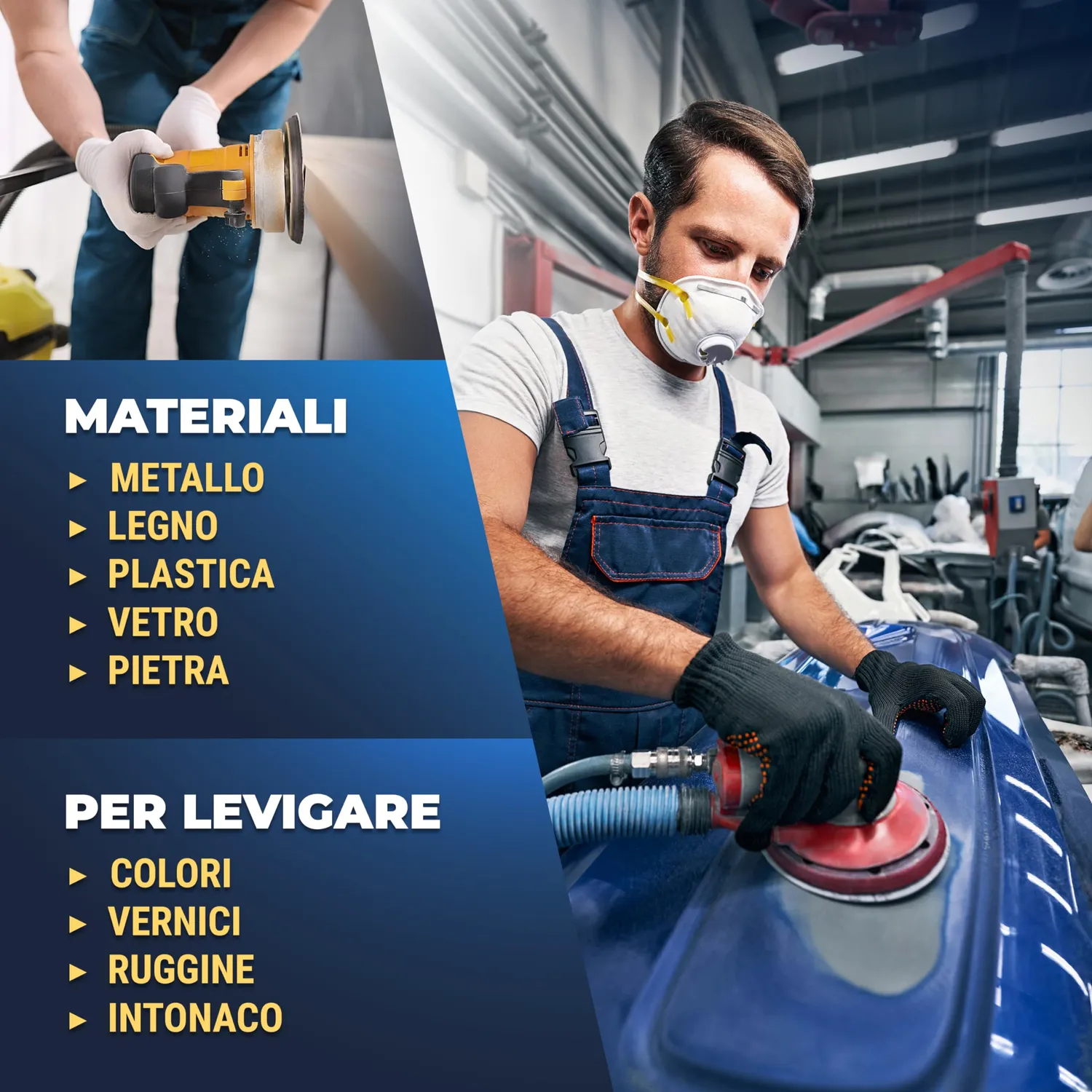 S&R dischi abrasivi 125 mm set 60 pezzi grana 40-240