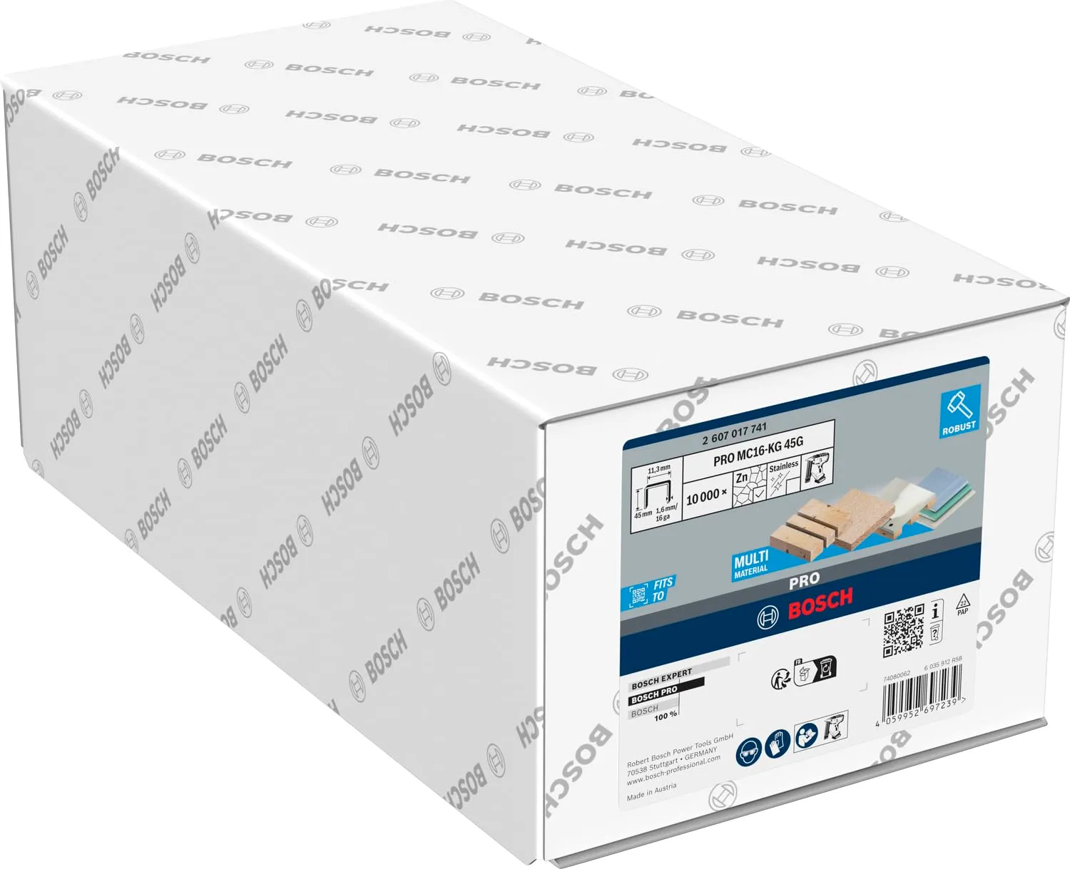 Bosch Expert PRO MC16-KG G graffe 45 mm 10000 pz interni