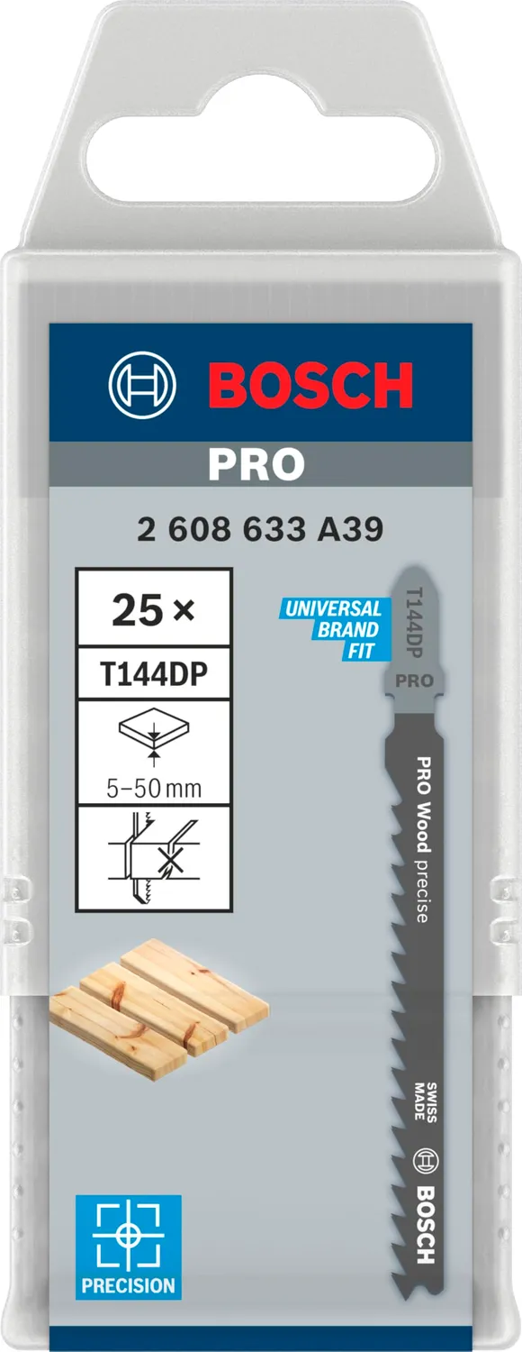 Bosch Expert T144DP lama seghetto 25 pezzi per legno
