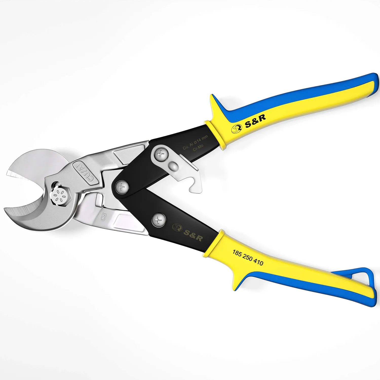 S&R Cesoia Cavi Rame Alluminio 14 mm 245 mm Doppio Tagliente