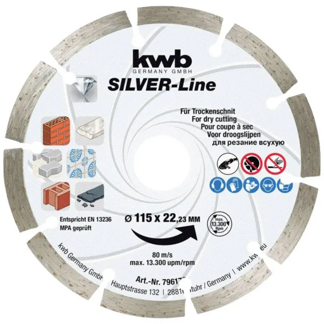 KWB Kraftixx 796170 disco diamantato 115 mm cemento