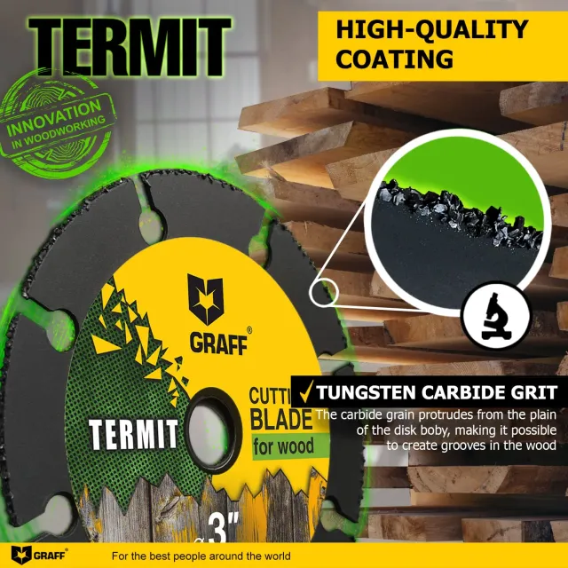 Graff Termit 125 mm disco da taglio legno e plastica