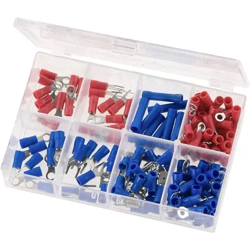 KWB set capicorda isolati 150 pezzi 1,5-2,5 mm²