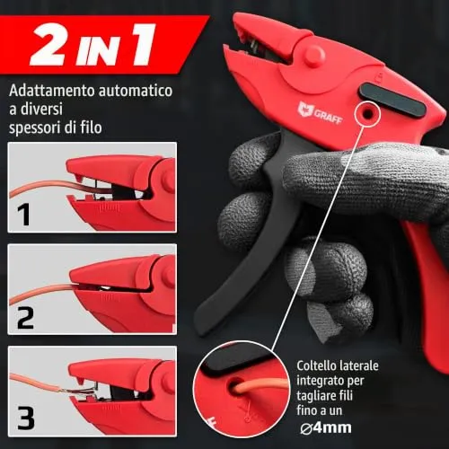 Graff Pinza Spellafili 0,2-6 mm con Taglierina 4 mm