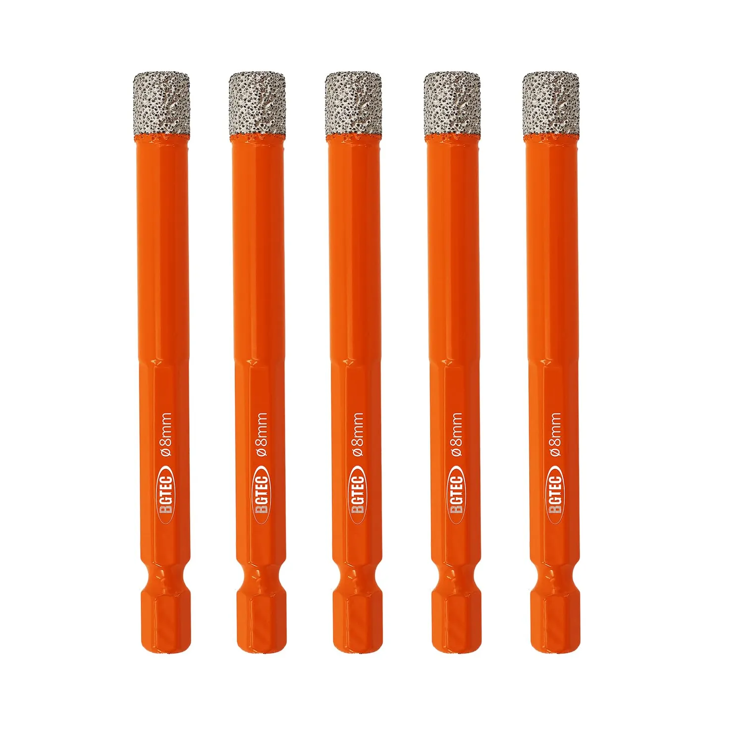 BGTEC set punte trapano 10 pezzi 5-12 mm esagonale