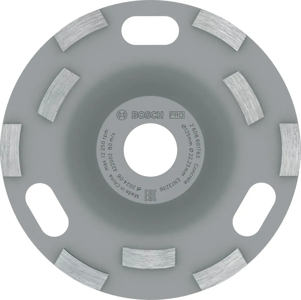 Bosch Expert for Concrete fresa a tazza diamantata 125 mm alta velocità