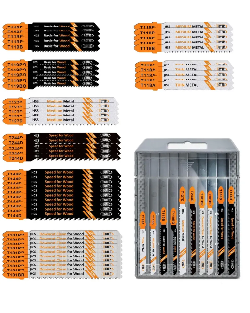 BGTEC set lame seghetto alternativo 50 pz attacco T HCS HSS