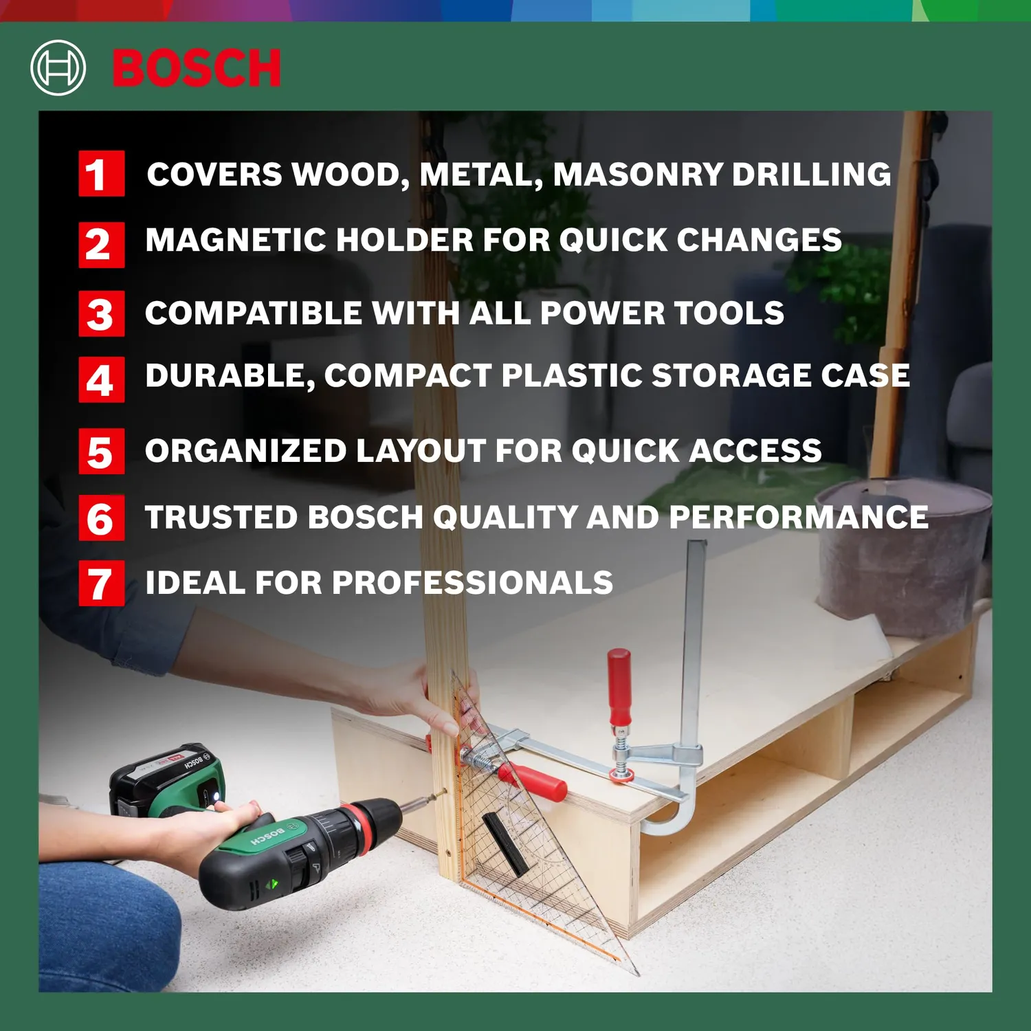 Bosch X-Line Set 34 Pezzi Punte e Bit Titanio