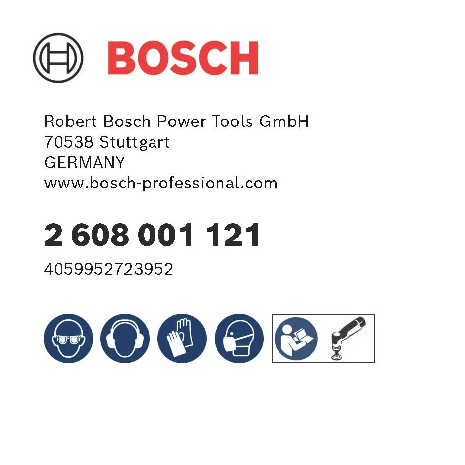 Bosch Pro platorello 125 mm PSA strappo levigatrice