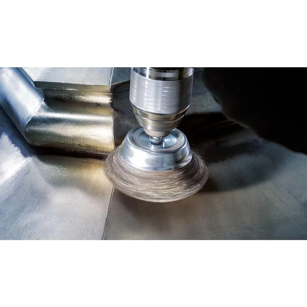 Bosch Expert spazzola a tazza 50 mm filo ondulato inox