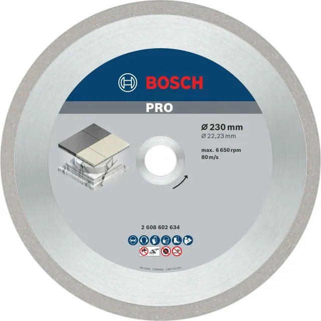 Bosch Expert PRO Ceramic disco diamantato 230 mm piastrelle