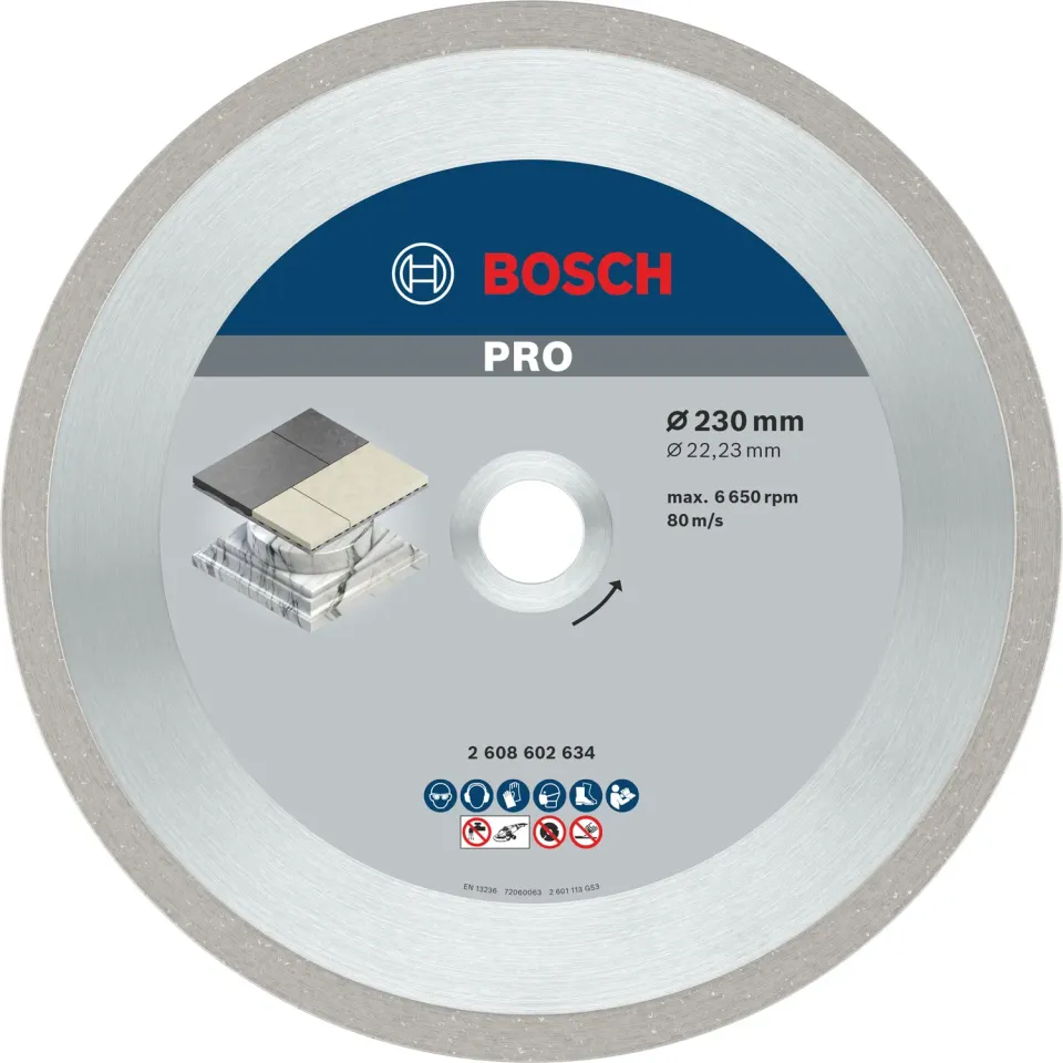 Bosch Expert PRO Ceramic disco diamantato 230 mm piastrelle