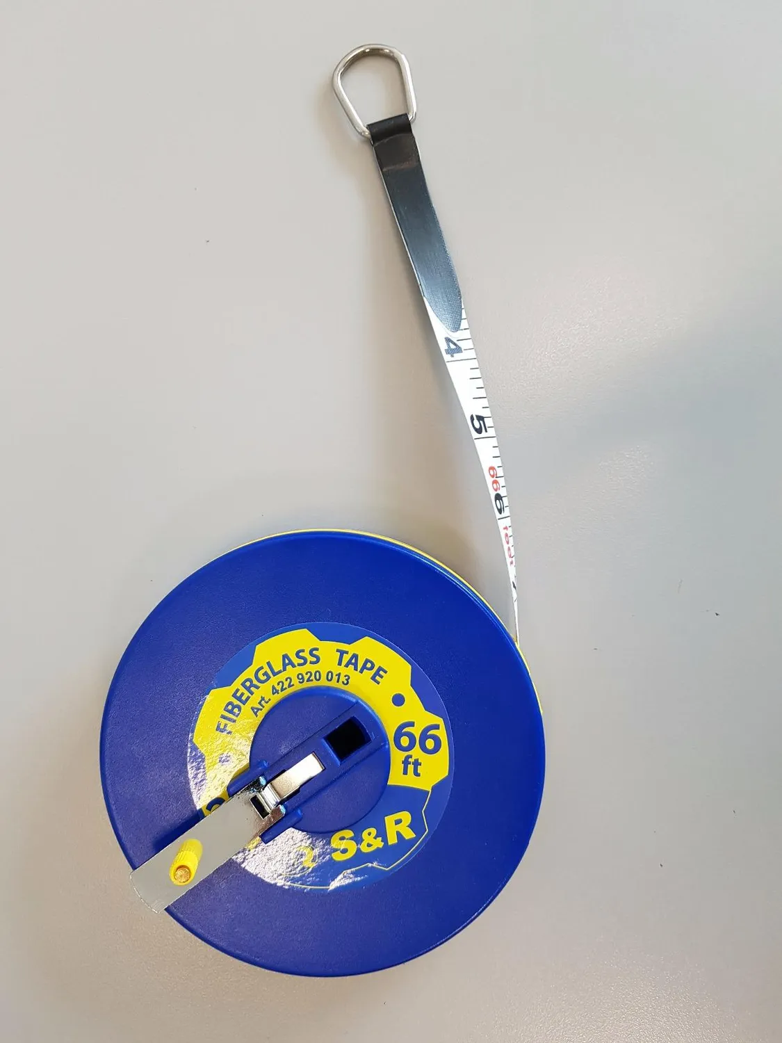 S&R Rotella Metrica 20 M Nastro Fibra Vetro mm/pollici