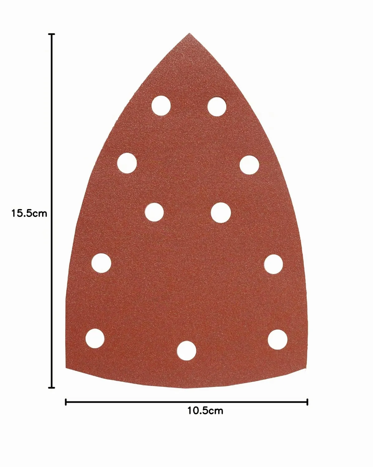 KWB Triangoli abrasivi delta 100x147 mm 15 pezzi misti