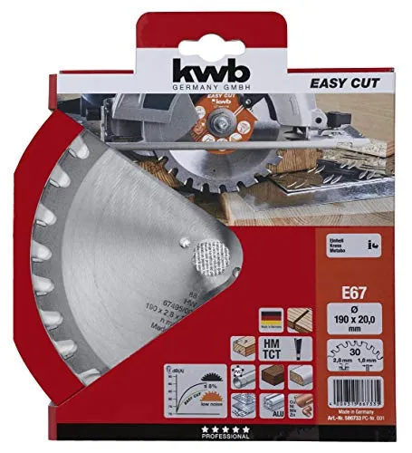 KWB 586733 Lama Circolare 190x20 mm 30 Denti Universale