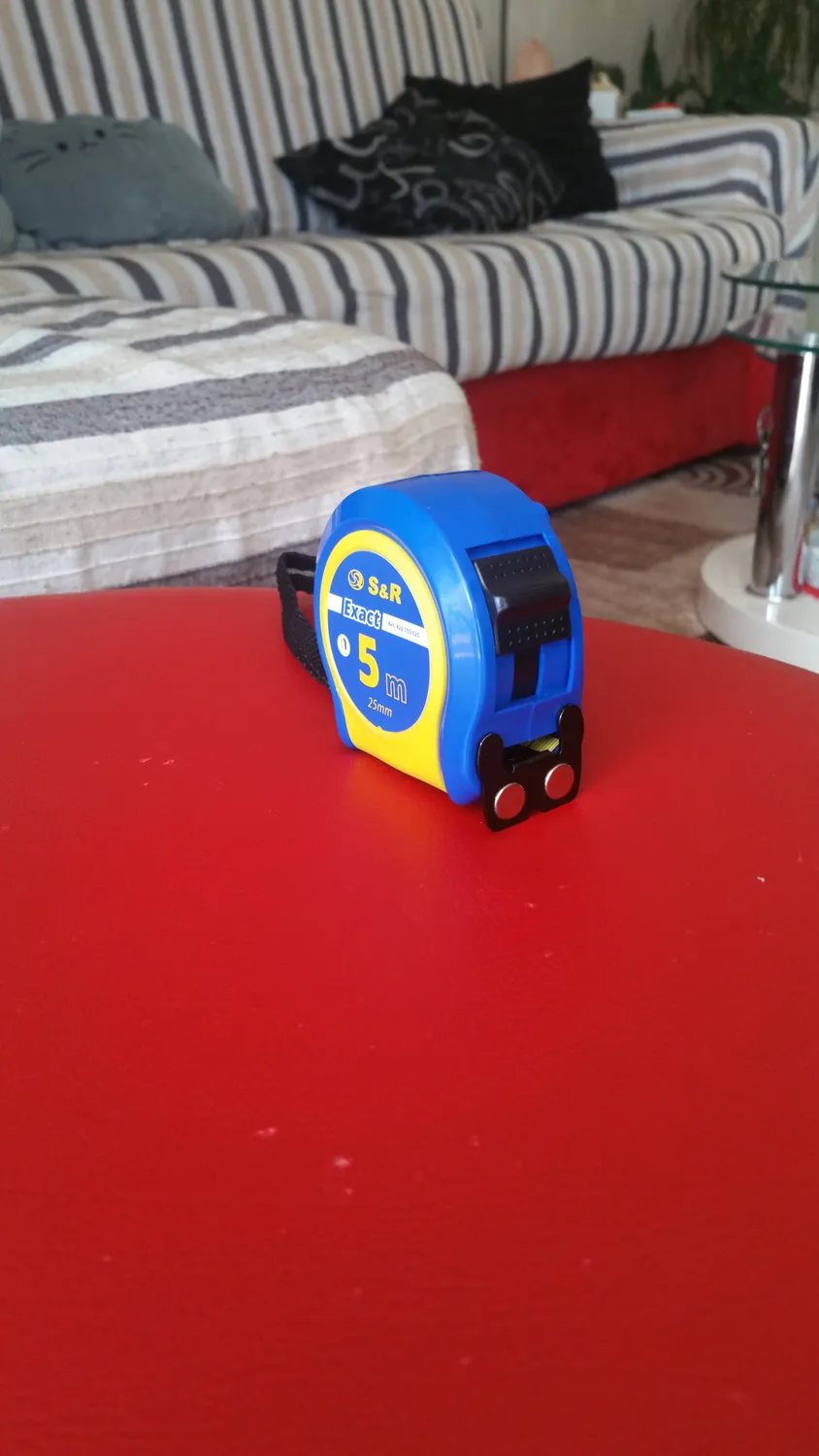 S&R metro a nastro 5 m magnetico mm/pollici autobloccante