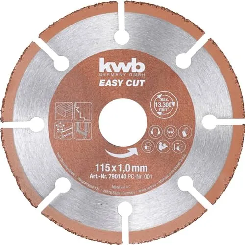 KWB 790140 Easy-Cut disco taglio 115 mm universale