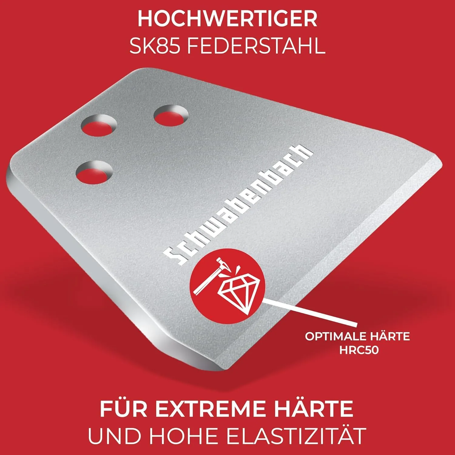 Schwabenbach SDS-Plus Spachtelmeissel scalpello spatola 125x250 mm