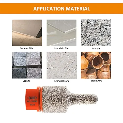BGTEC 10-25mm fresa diamantata conica M14 per gres