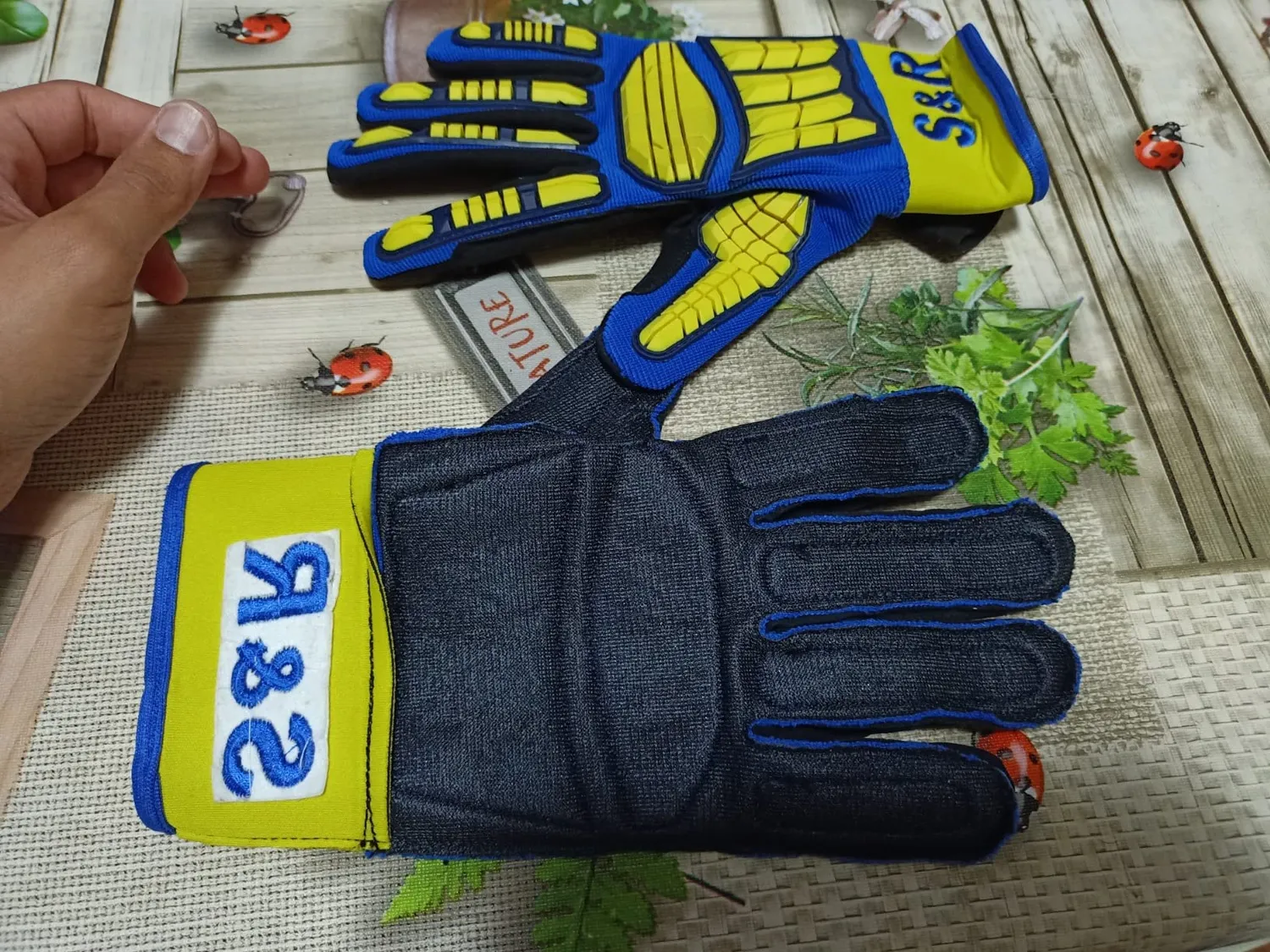 S&R guanti lavoro pelle XL 10 4 paia cuoio