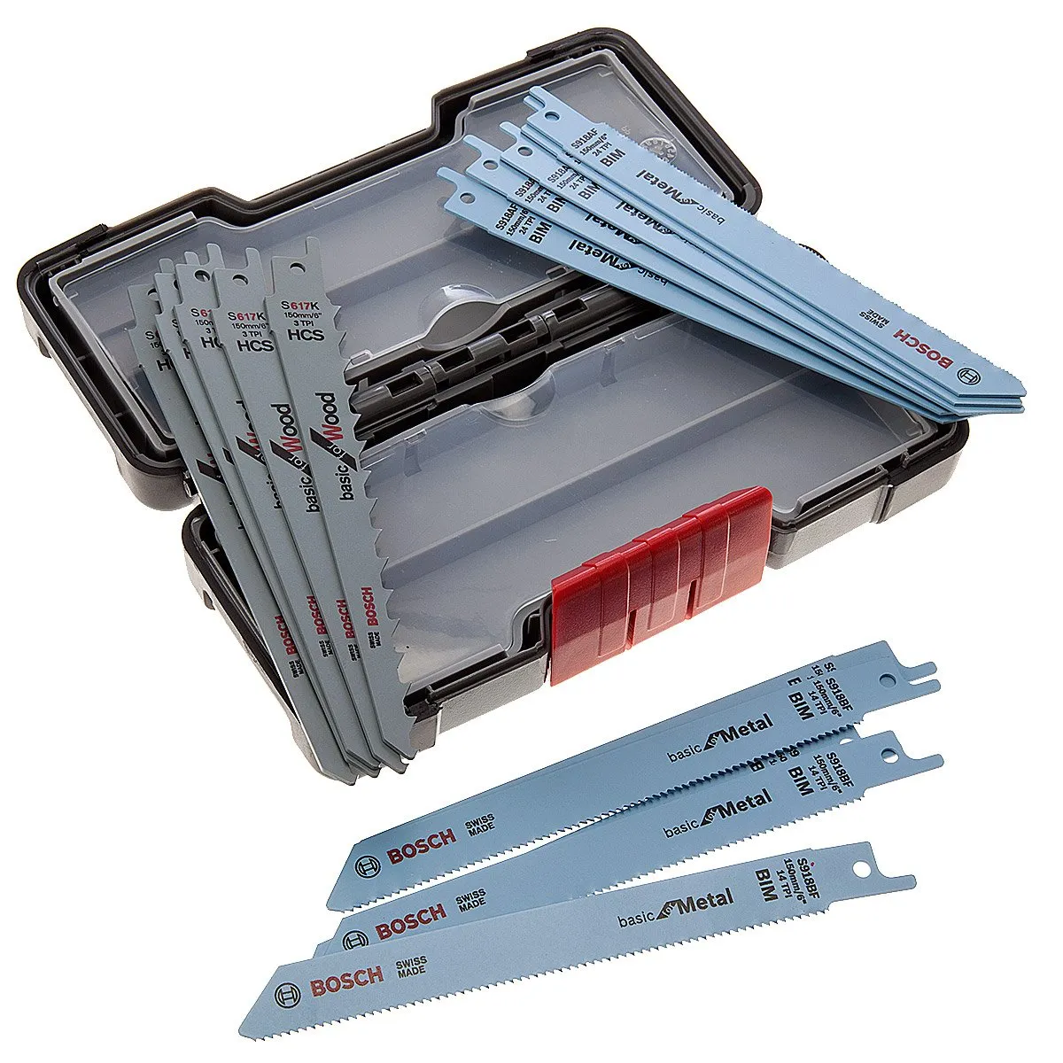 Bosch Professional Sega universale GSA 1100 E + lame 15pz