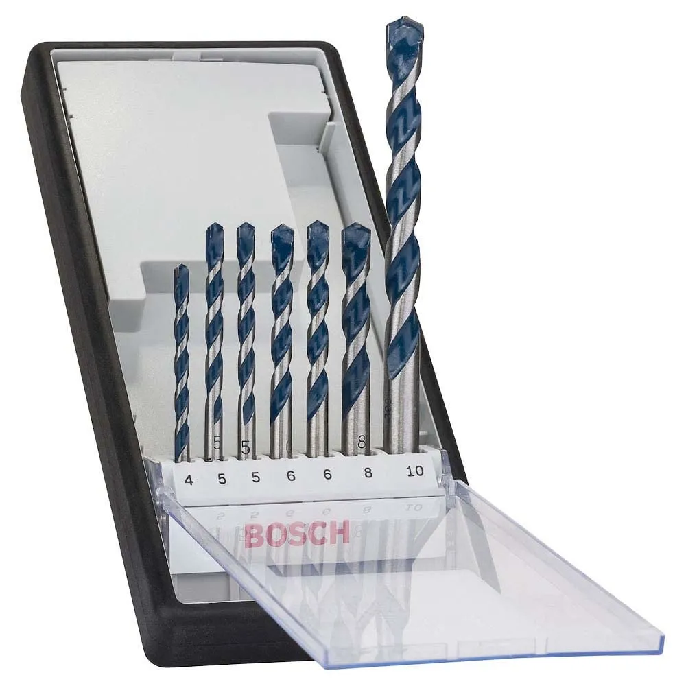 Bosch CYL-5 Set Punte Calcestruzzo 7 Pezzi 4-10 mm