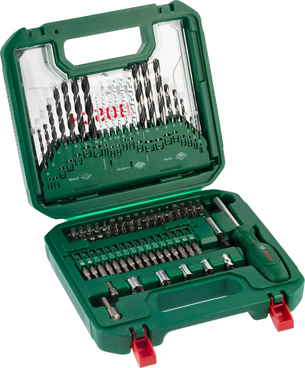Bosch Set Punte e Inserti 43 Pezzi Valigetta Compatta