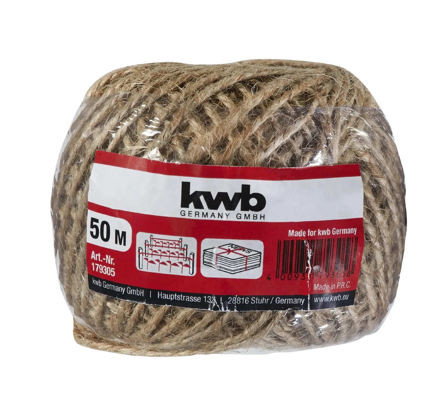 KWB 1793-05 filo da muratore canapa 50 m