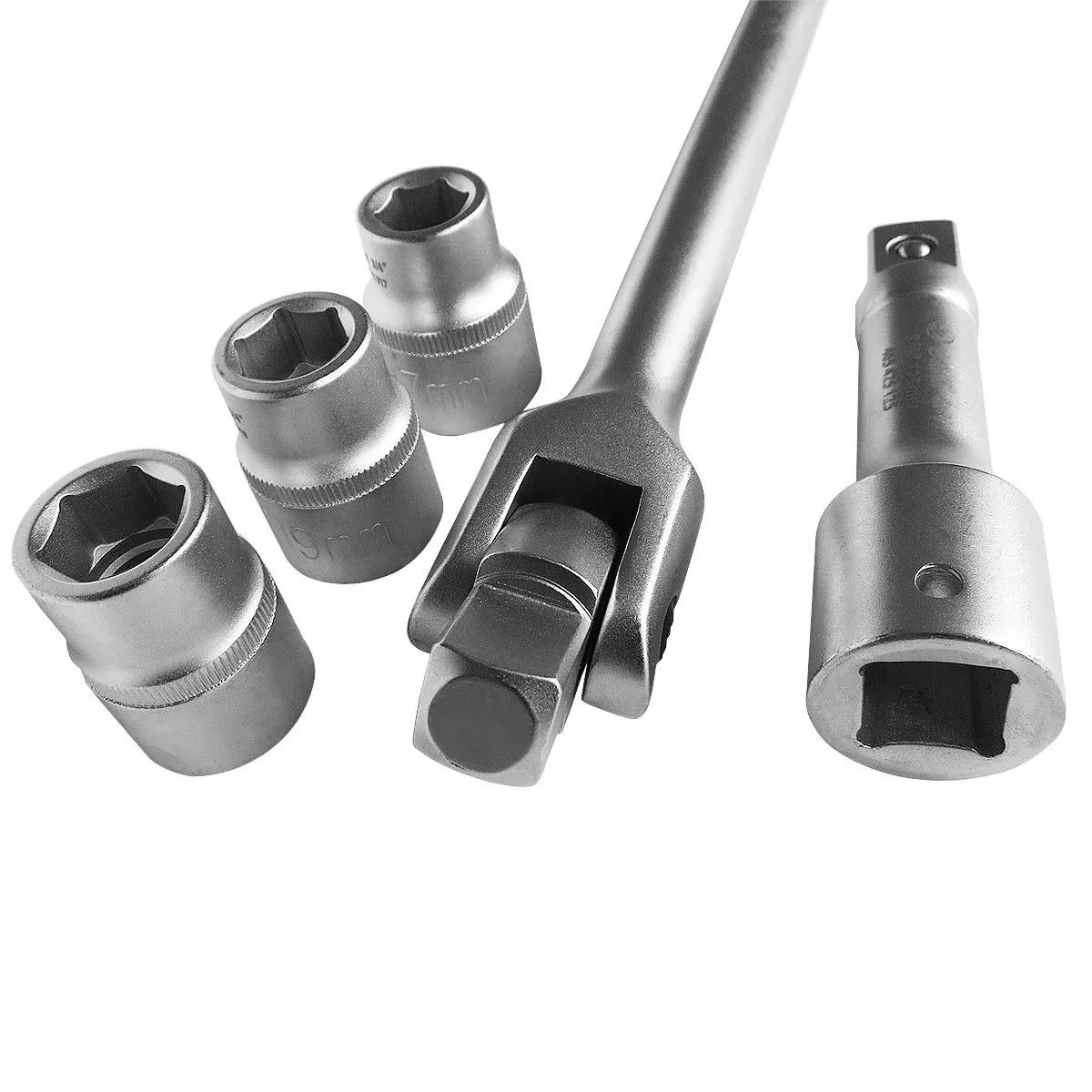S&R Chiave Bussola 3/4 Snodata 60 cm Set 17-19-21 mm Prolunga