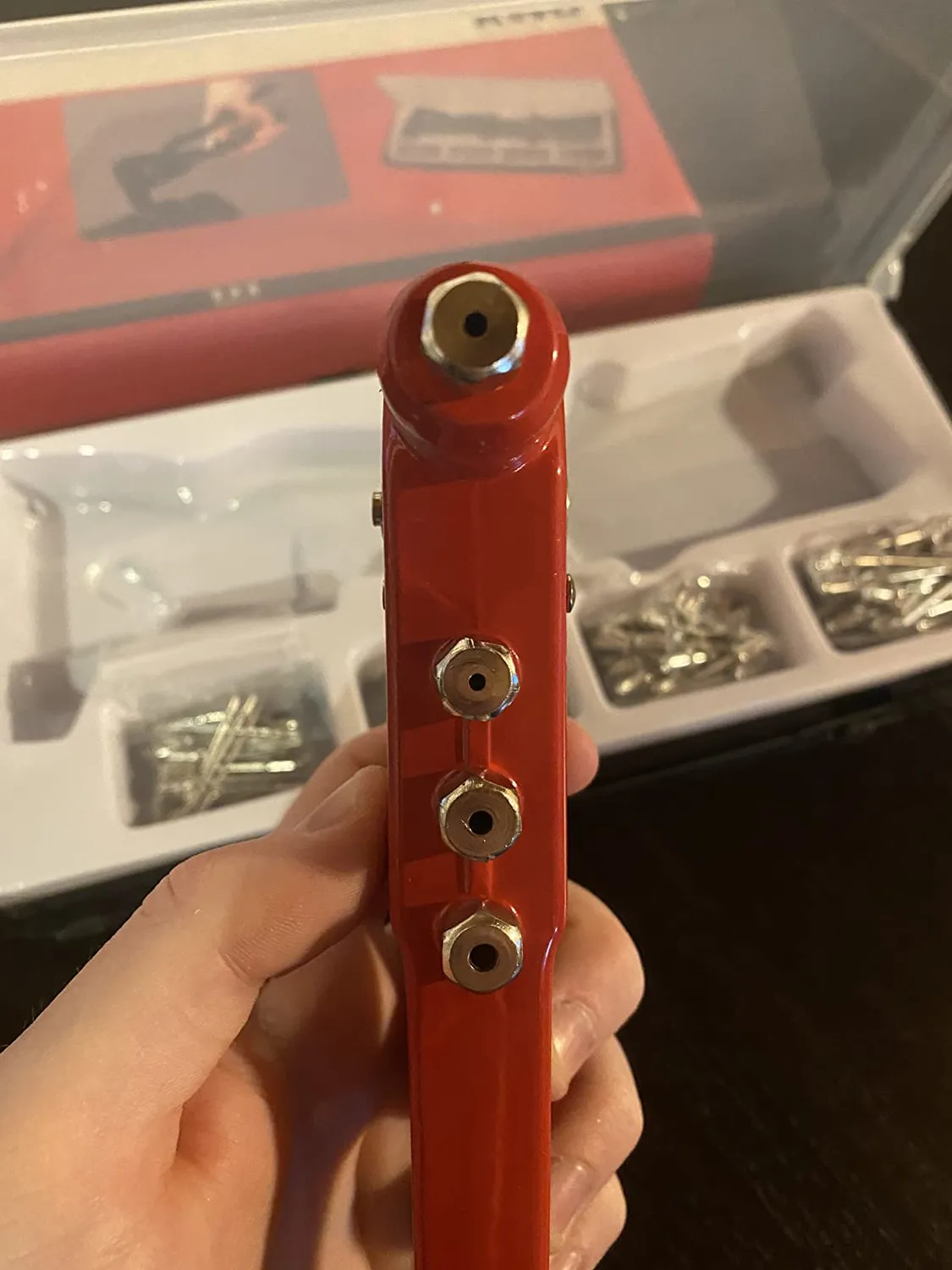 KWB rivettatrice ciechi set 100 rivetti alluminio 2,4-4,8 mm