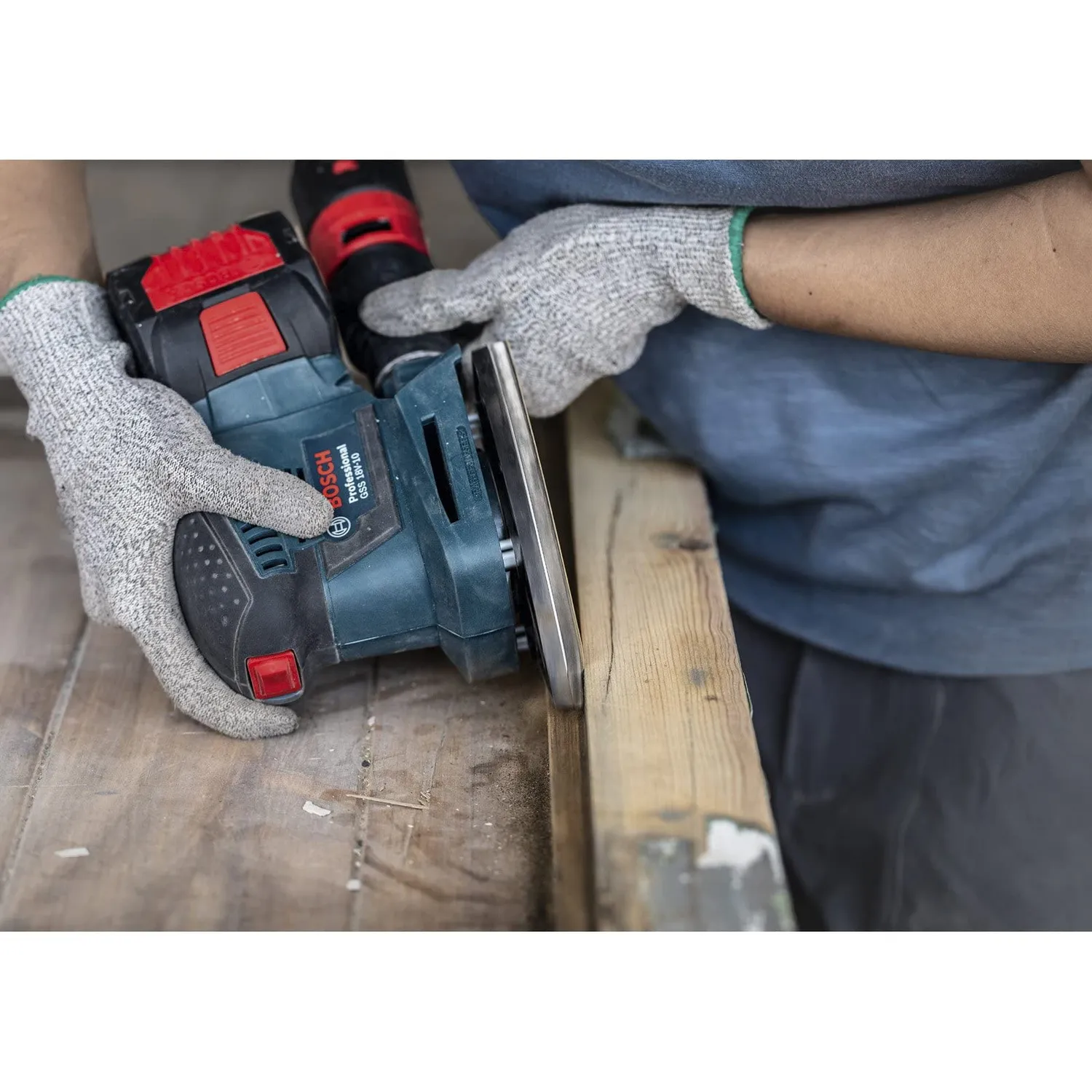 Bosch Expert C470 carta abrasiva 115x107 mm G180 10 pz 6 fori