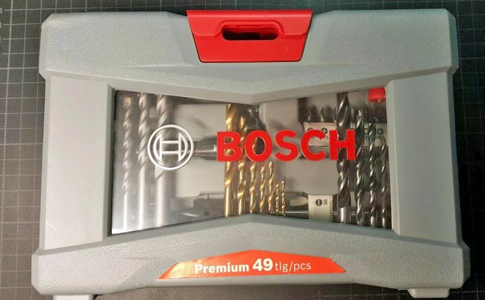 Bosch Expert X-Line set punte e bit 49pz legno metallo cemento