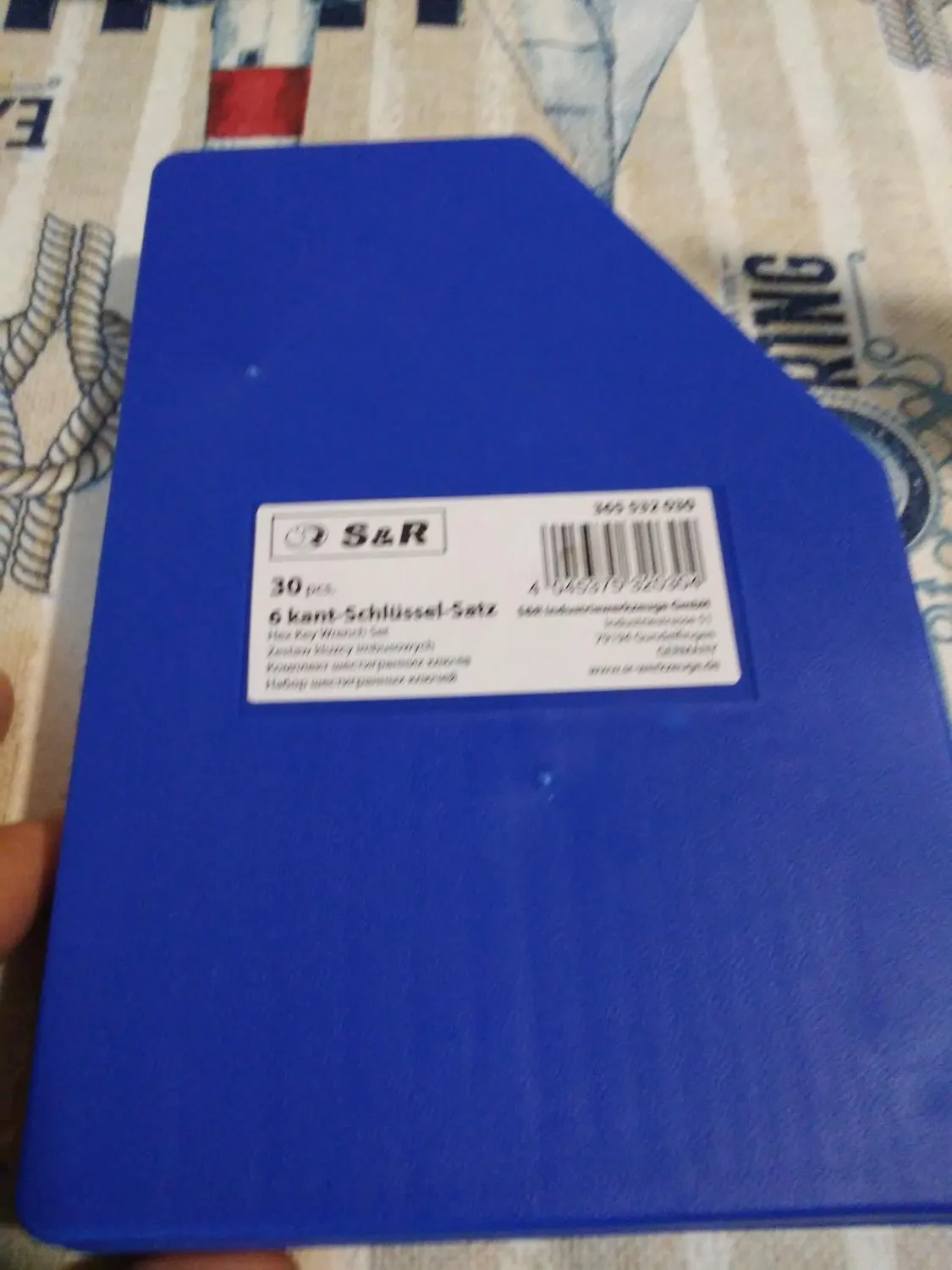S&R set chiavi a brugola esagonali 30 pz metriche e pollici