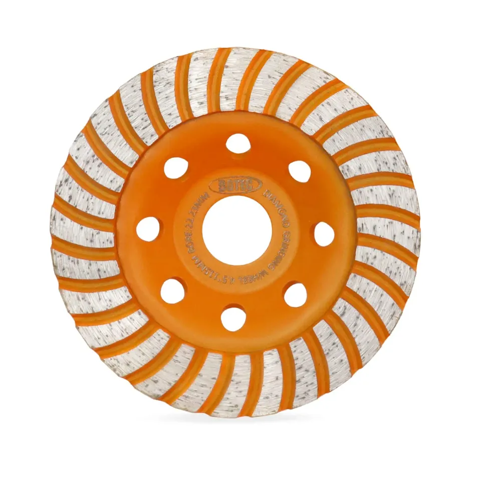 BGTEC Turbo mola a tazza diamantata 115 mm per calcestruzzo