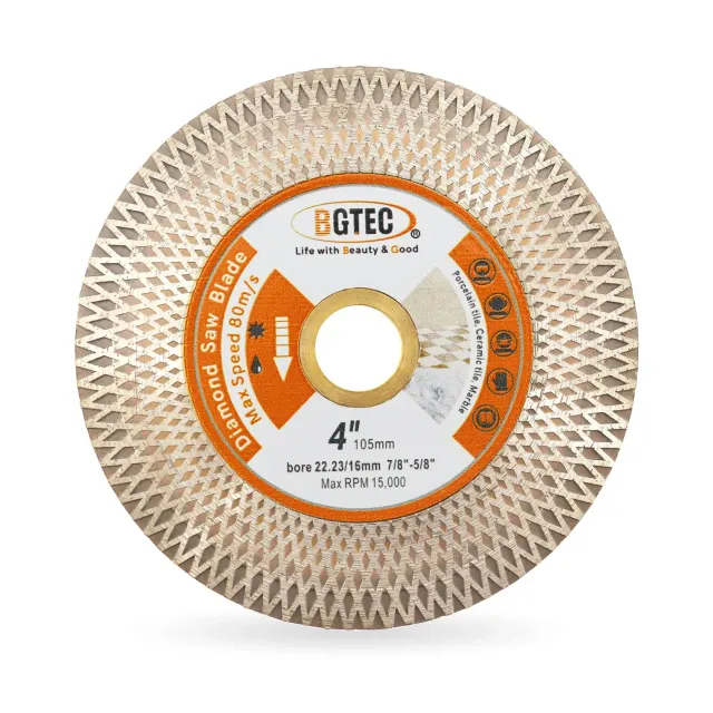 BGTEC Disco Diamantato 105 mm per Gres e Marmo