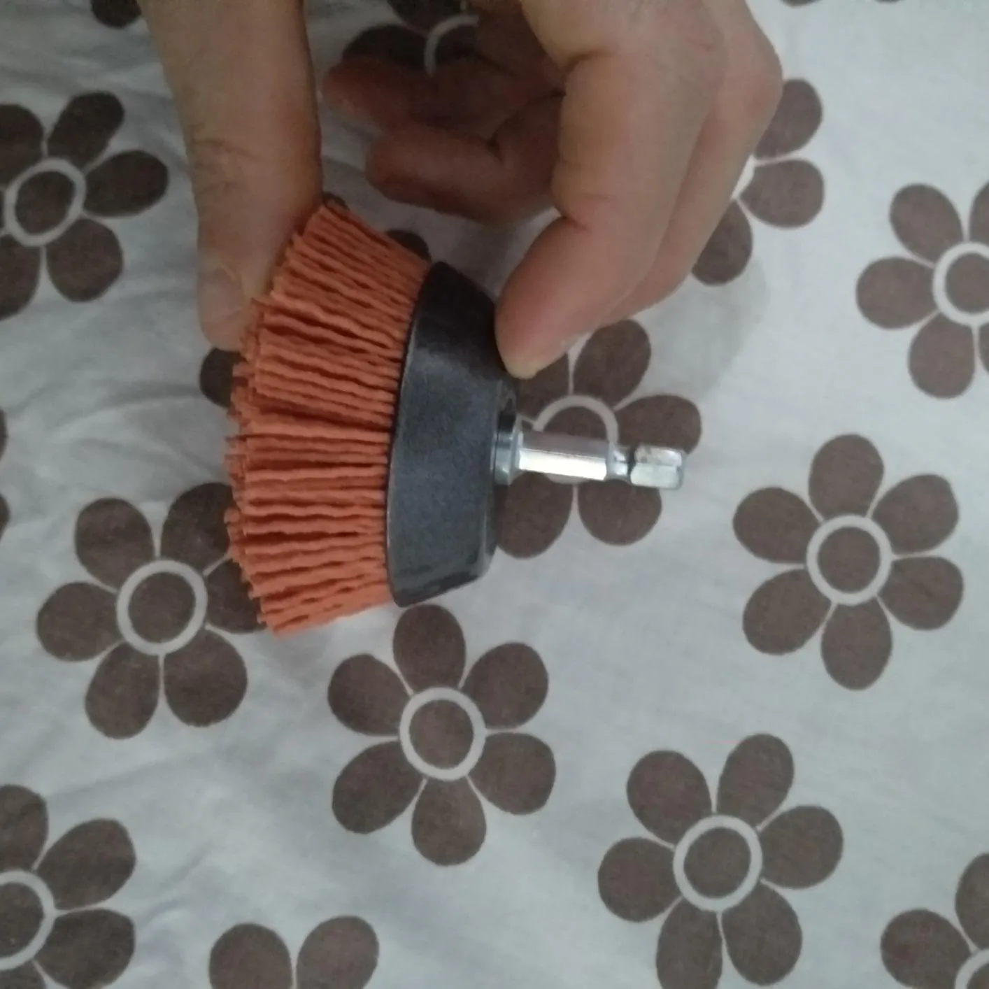 S&R spazzola a tazza nylon aggressiva trapano 65 mm
