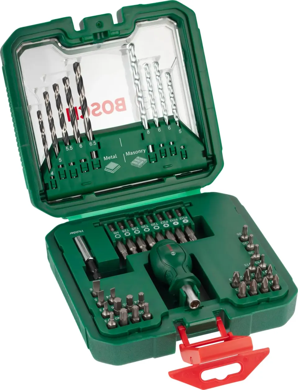 Bosch Set Punte e Inserti 43 Pezzi Valigetta Compatta