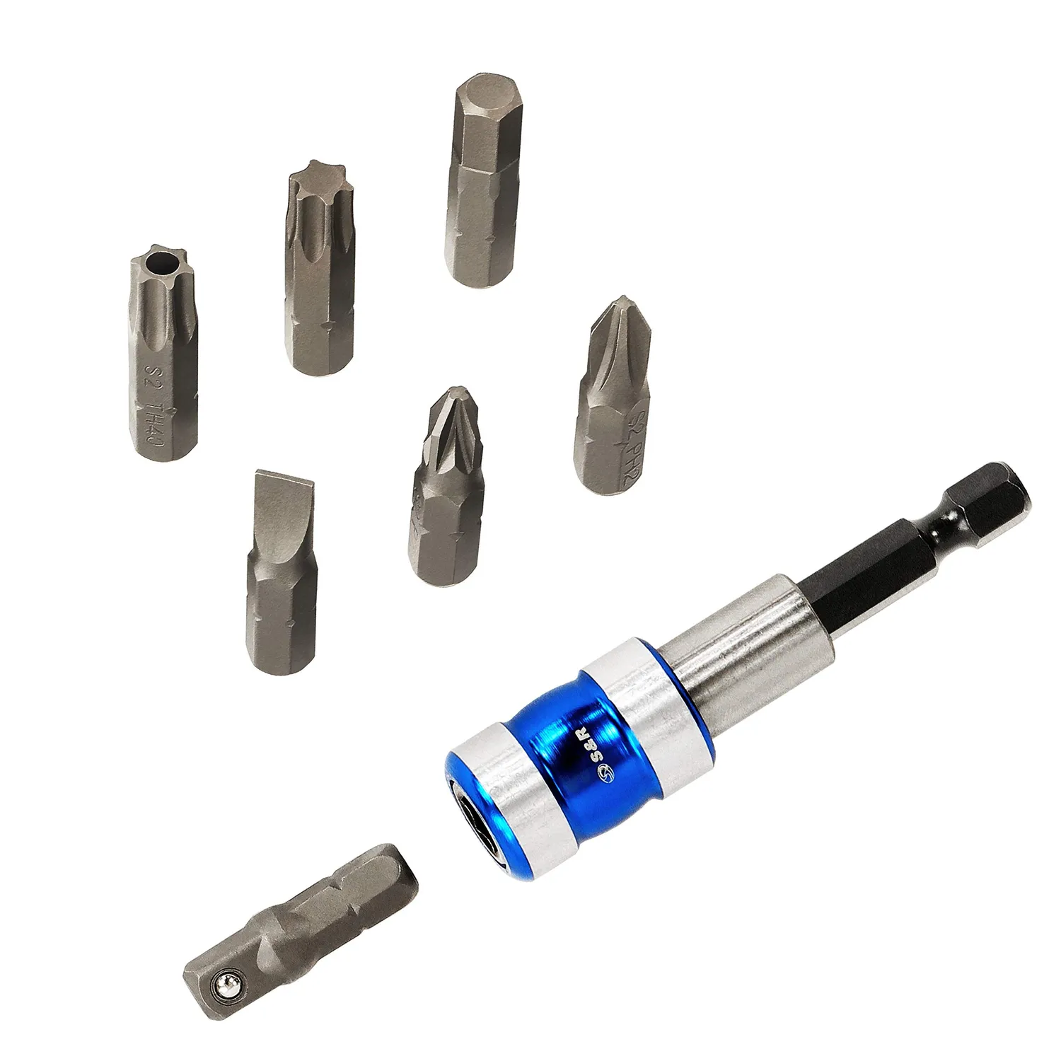 S&R Set Inserti Avvitatore 57 Pezzi con Magnetico S2