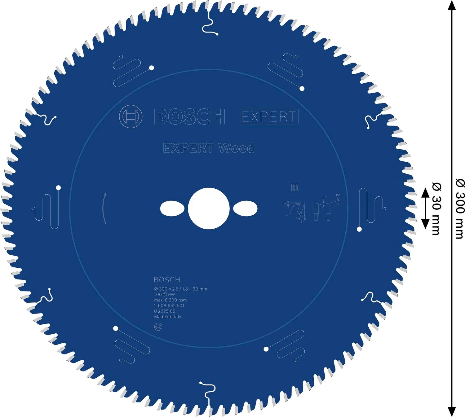 Bosch Expert for Wood lama circolare 1 pz sega da banco