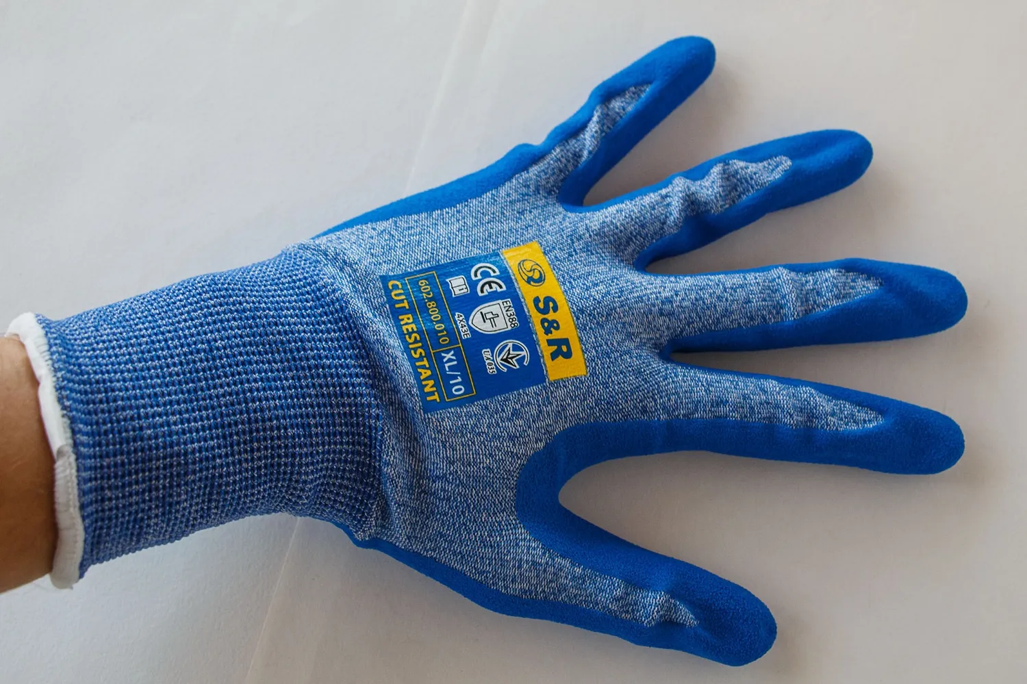 S&R guanti antitaglio taglia 9 tungsteno e nitrile 1 paio