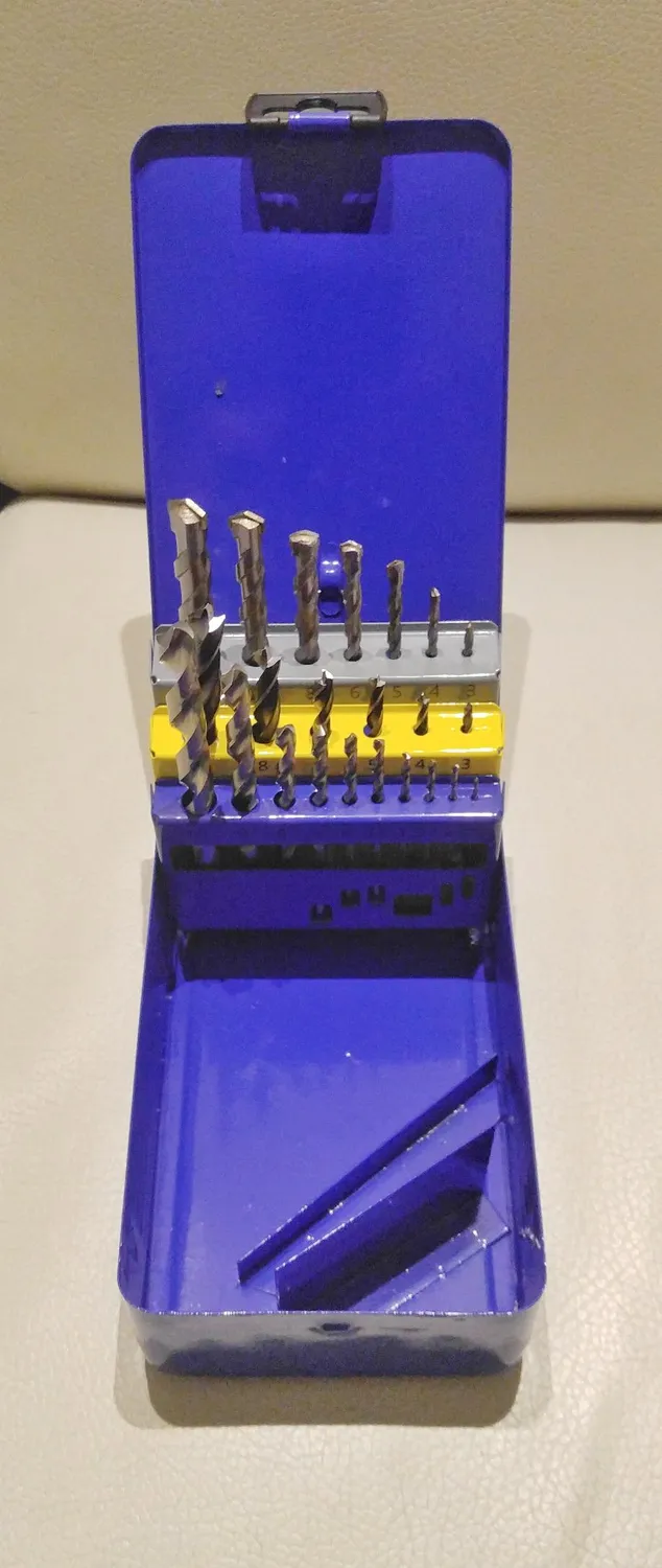S&R Set 15 Punte Miste Muro Legno Metallo HSS
