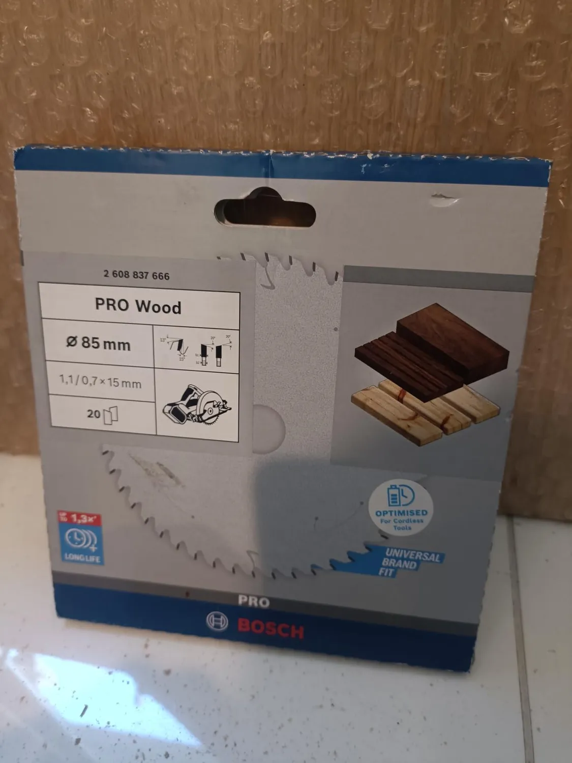Bosch Expert PRO Wood lama circolare 85 mm 20 denti